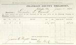 County Tax Receipt, Lucinda L. Cornell, June 11, 1874 by Lucinda L. Cornell