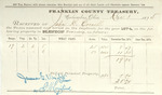 County Tax Receipt, John B. Cornell, December 1, 1874 by John B. Cornell
