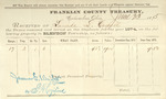 County Tax Receipt, Lucinda L. Cornell, June 23, 1875 by Lucinda L. Cornell