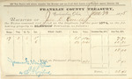County Tax Receipt, John B. Cornell, June 23, 1875