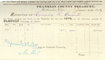 County Tax Receipt, Lucinda L. Cornell, June 20, 1877 by Lucinda L. Cornell