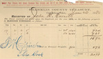 County Tax Receipt, John B. Cornell, June 26, 1880
