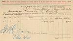 County Tax Receipt, Lucinda L. Cornell, June 26, 1880 by Lucinda L. Cornell