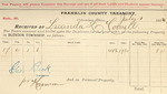 County Tax Receipt, Lucinda L. Cornell, July 1, 1882 by Lucinda L. Cornell