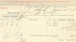County Tax Receipt, John B. Cornell, June 25, 1883