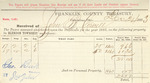 County Tax Receipt, John B. Cornell, December 24, 1883
