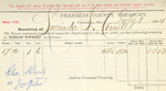 County Tax Receipt, Lucinda L. Cornell, July 8, 1884