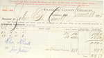 County Tax Receipt, John B. Cornell, June 18, 1885