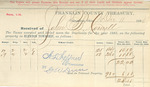 County Tax Receipt, John B. Cornell, December 11, 1886