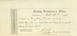 County Tax Receipt, Angeline Cornell, October 21, 1846