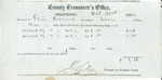 County Tax Receipt, Elias Cornell, October 21, 1846