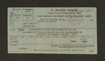 County Tax Receipt, Abbie G. Cornell Et Al., Whittemore Act, 1934