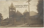 "College Avenue", Westerville, Ohio, Jun 1900 (Side One) by Archives and Otto Cornell