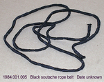 Belt, Black Rope, Soutache by 001