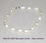 Jewelry, Pearl Choker by 001