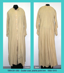 Coat, F, Duster,Tan, Prairie Points by 001