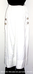 Skirt, White Sateen by 001