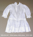 Dress, Child, White Batiste, Tucks by 002