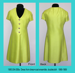 Dress+Coat, Chartreuse Doublecloth by 004