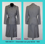 Suit, F, Dressmaker, Grey Flannel by 006