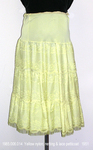 Petticoat, Yellow Nylon Tricot, Lace by 006
