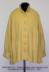 Coat, F, Short, Yellow Melton by 006