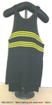 Bathing Suit, Mens, Black/Yellow Stripes, Wool Knit by 008