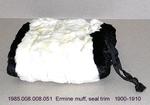 Muff, Fur, Ermine, Seal Trimmed by 008
