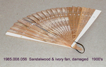 Fan, Sandalwood, Ivory by 008