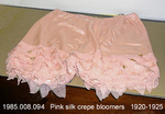 Bloomers, Pink Silk Crepe, Chiffon Petal Scallops by 008