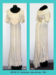 Dress, Evening, 2-Piece, Silk Crepe, Cream, Monobosom by 008