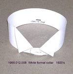 Collar, Male, Stiff Stand-up, White by 012