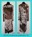 Dress, Printed Black/Brown/White Silk Knit, Pucci by 013
