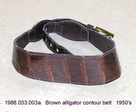 Belt, Brown Alligator, Contour by 033