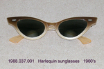 Glasses, Harlequin, Sunglasses, Pearlized Beige Plastic by 037