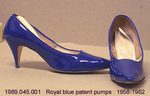 Shoes, Pump, Royal Blue Patent, Spike Heel by 045