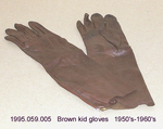 Gloves, Brown Kidskin, 8 Button by 059