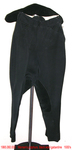 Pants, Female, Jodhpurs, Black Gabardine Wool by 060