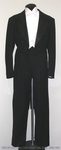 Suit, Male, 2-Piece, Formal Tails, Black Wool, Glee Club by 061