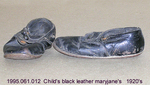 Shoes, Child, Black Leather Mary-Janes by 061
