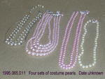 Jewelry, Costume, 4 Pearl Necklaces by 065