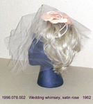 Hat, Wedding, Whimsy, Large Champagne Rose by 078