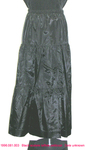 Petticoat, Black Acetate Taffeta, Tiered by 081