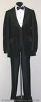 Suit, Male, Tuxedo, Brocade Doublecloth, Vest, Shirt, 2 Bowties by 064