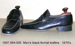 Shoes, Male, Black Formal Loafers by 064