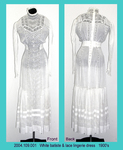 Dress, Lingerie, White Batiste, Lace by 109