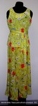 Pants Outfit, Tank Top, Palazzo Pants, Sash, Yellow Flowered Knit by 069
