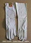 Gloves, Long White Knit, New, Light & Lovely by Crescendoe by 119