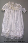 Baby's Christening Dress, White Batiste, Lace, Netting by 127