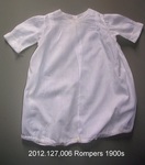 Baby's Rompers, White Batiste, Scalloped Embroidery by 127